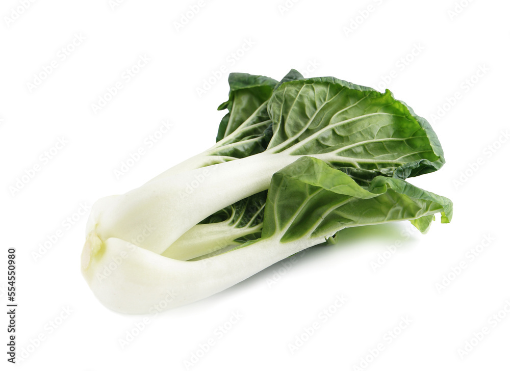 Fresh pak choi cabbage on white background Fresh pak choi cabbage on white background