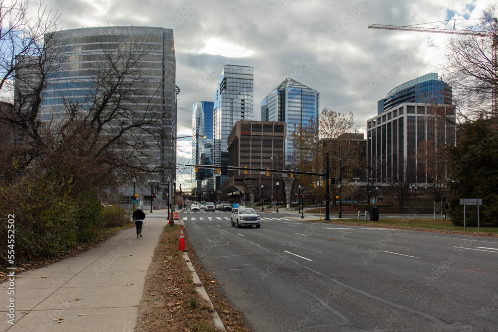 Fototapeta premium Cityscape of downtown Arlington Virginia