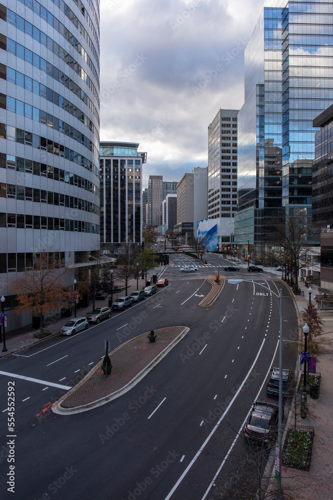 Cityscape of downtown Arlington Virginia