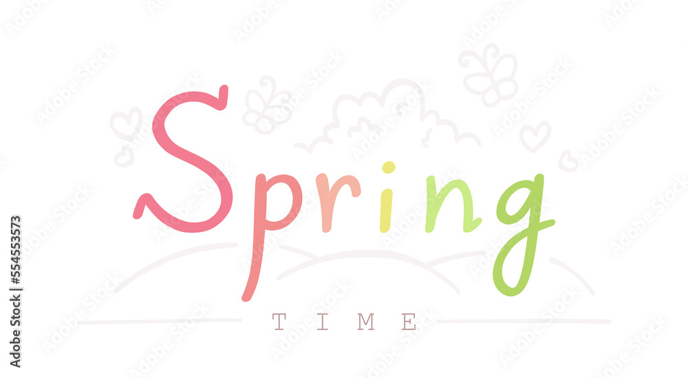 Fototapeta premium Brightly inscribed