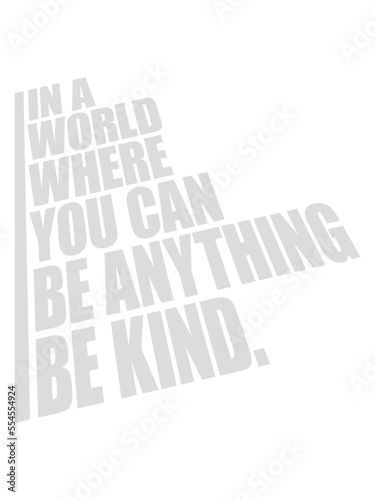 you can be kind 