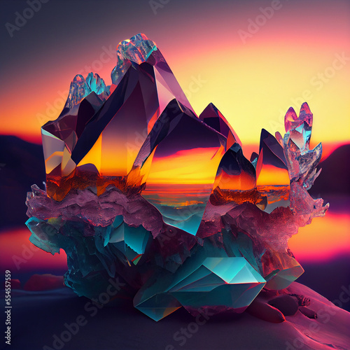 Sunset Crystals, AI	