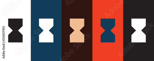 Hourglass icon for web and mobile