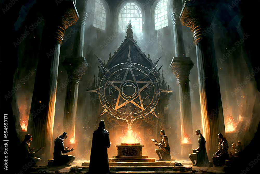 Sacred Place, Ritual, Summoning, Spell, Priest, Magic, Fantasy World ...