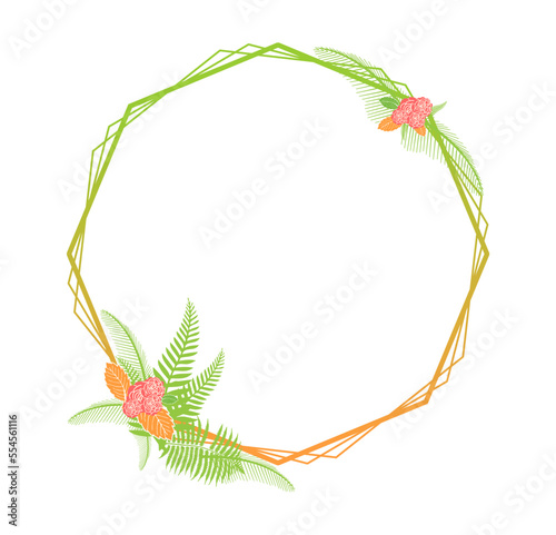 Flower wedding frames for invitations, stickers, souvenirs, gifts and ornaments.