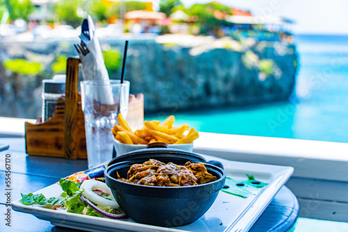 Foto Iguana stew in curacao in the caribean