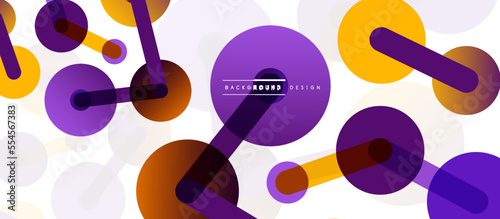 Network concept abstract background. Dots connection. Big data idea. Business template for wallpaper, banner, background or landing