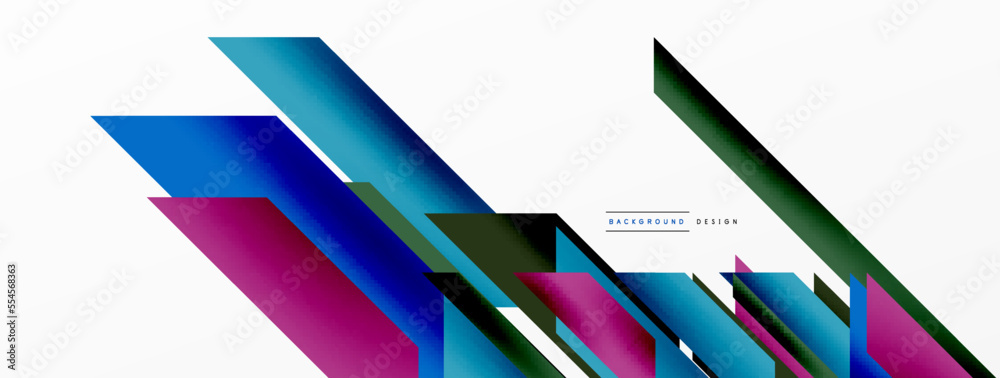 Dynamic lines background. Wallpaper for concept of AI technology, blockchain, communication, 5G, science, business and technology