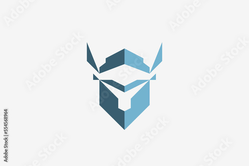 Illustration vector graphic of robot warrior helmet 