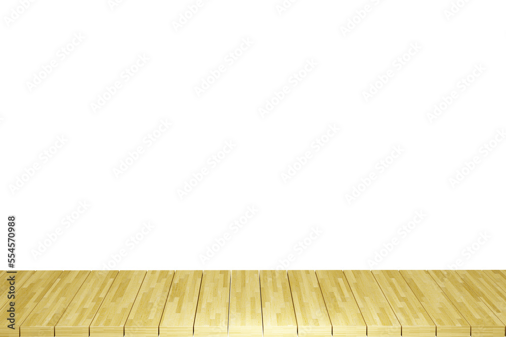 Wooden table, wood table top front view 3d render isolated Wooden table, wood table top front view 3d render isolated
