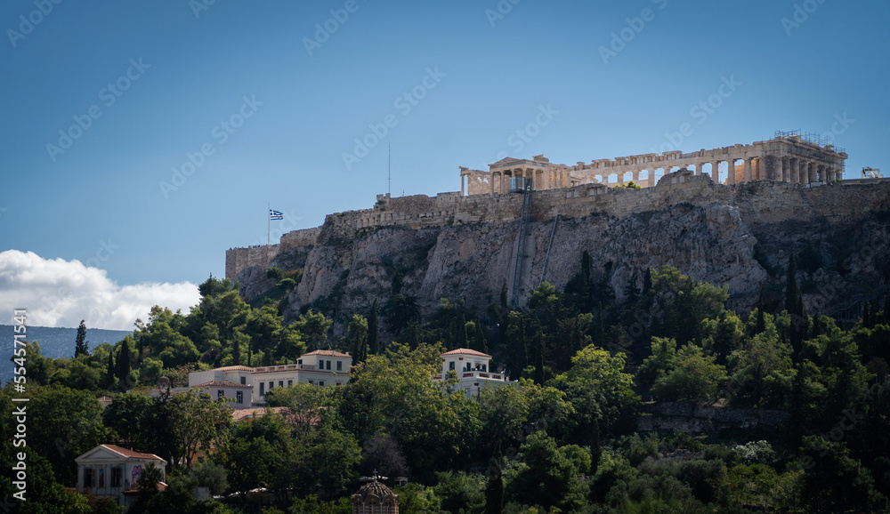 Acropolis of Athens, Greece. Vacation, travel, destination concept
