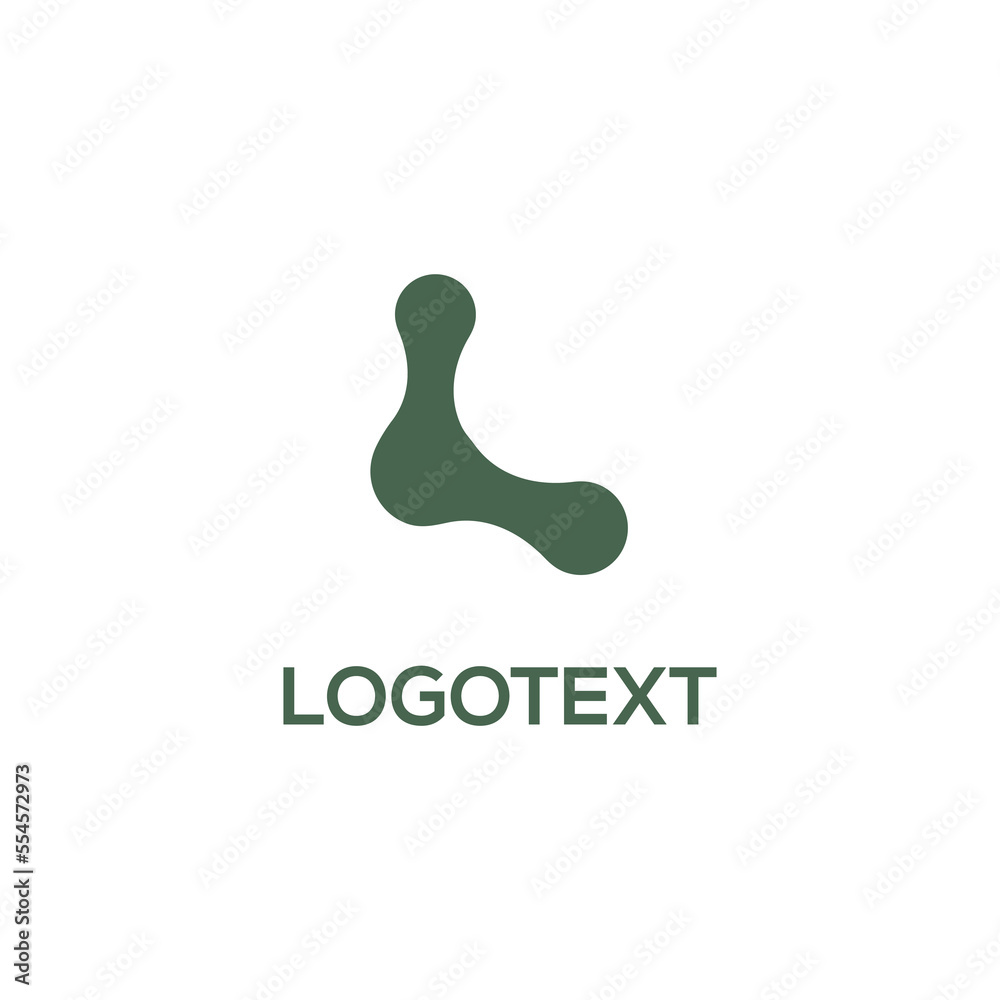 Abstract molecule logo design Abstract molecule logo design