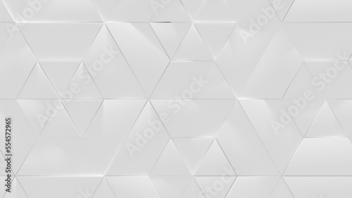White Abstract Background (3D Illustration)