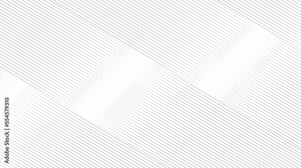abstract blue wave background. Blue minimal round lines abstract background. Thin line wavy abstract vector background. Curve wave seamless pattern. Line art striped graphic template