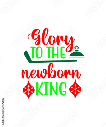 Glory to the newborn king SVG cut file