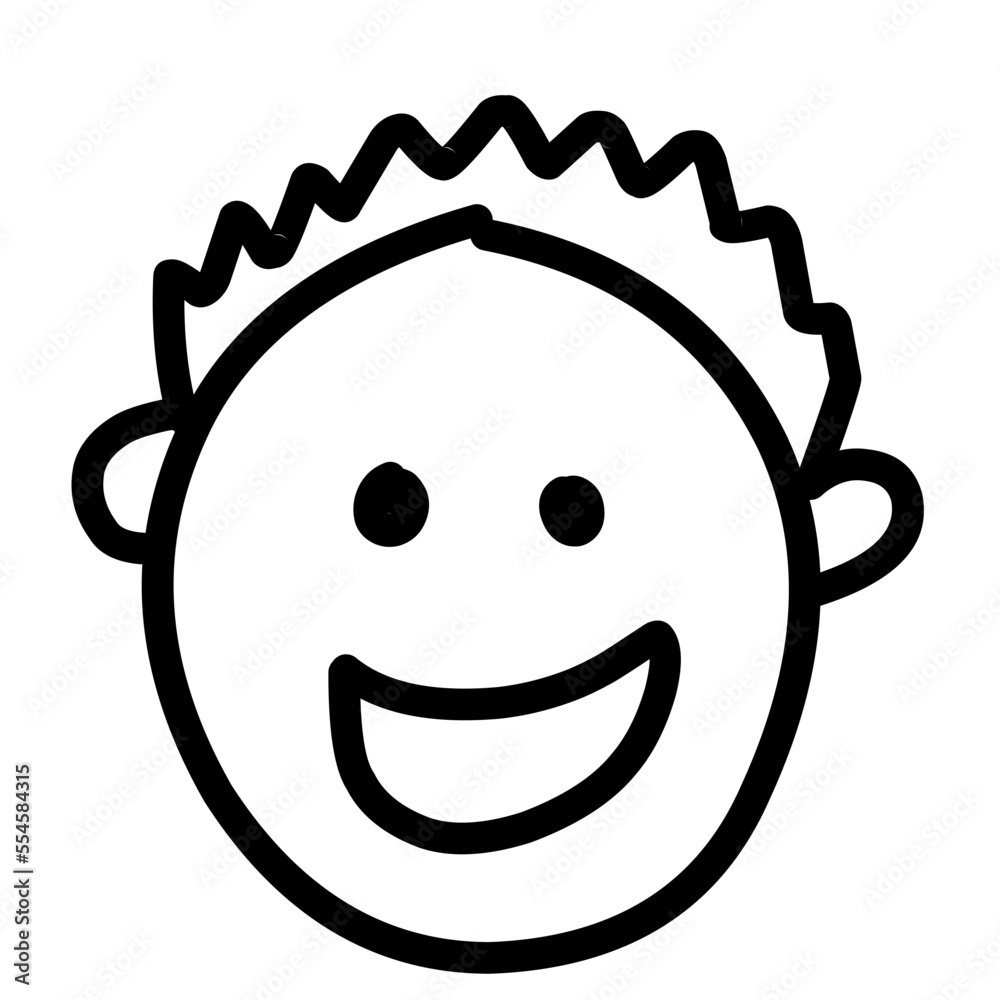 Happy kid doodle Happy kid doodle