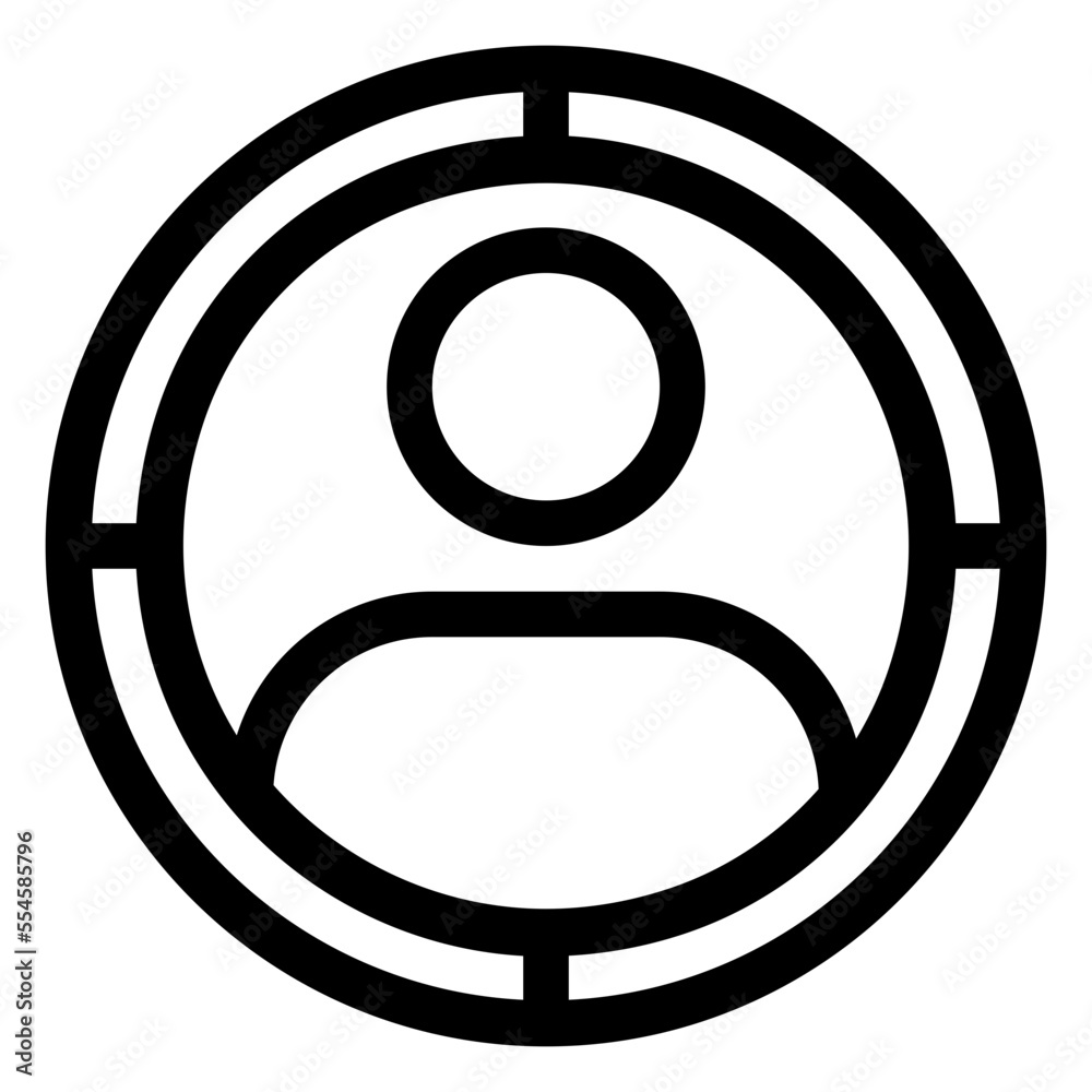 User Profile Icon or Person Icon or Avatar Icon or People Icon or Head Icon Vector Image User Profile Icon or Person Icon or Avatar Icon or People Icon or Head Icon Vector Image