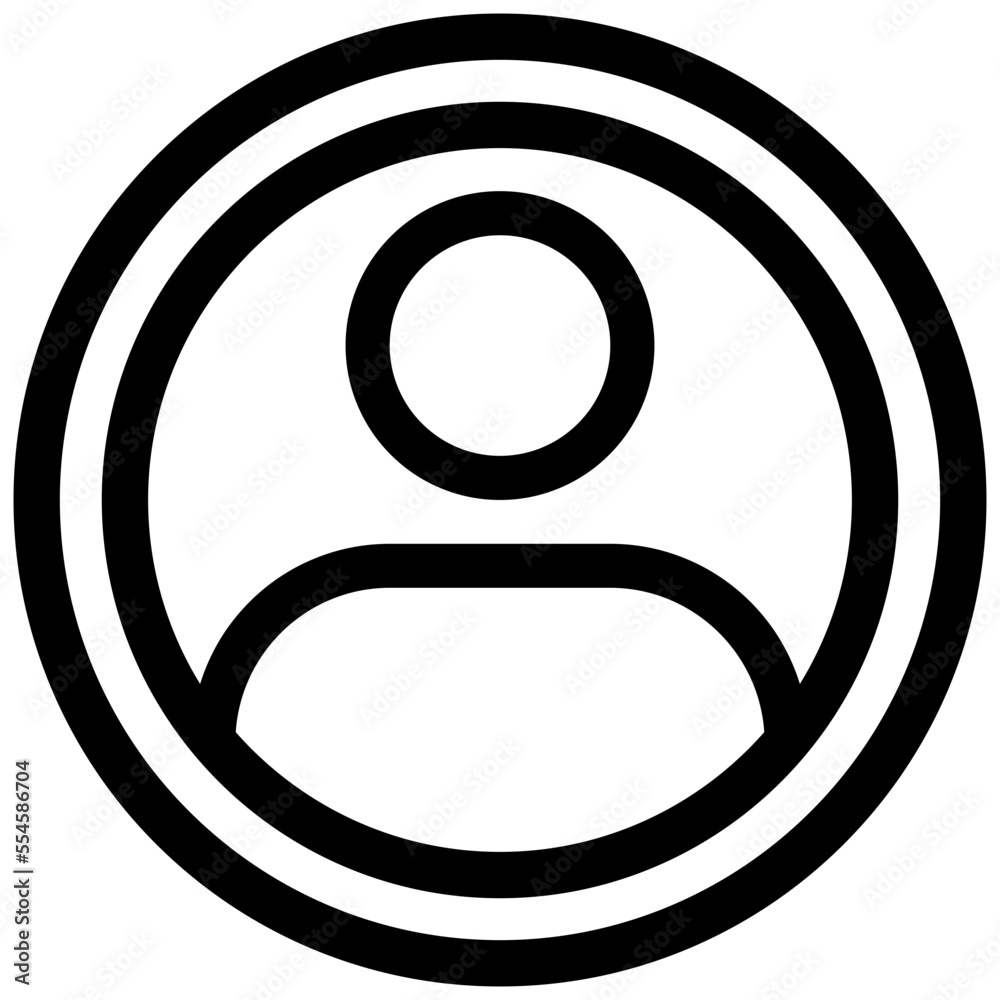 User Profile Icon or Person Icon or Avatar Icon or People Icon or Head Icon Vector Image User Profile Icon or Person Icon or Avatar Icon or People Icon or Head Icon Vector Image