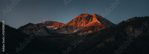 sunrise on the mountains
