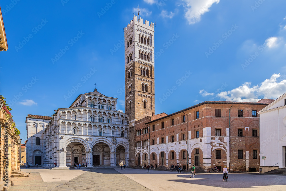 Lucca, Italy. Cathedral of Saint Martin (Cattedrale di San Martino), XI century