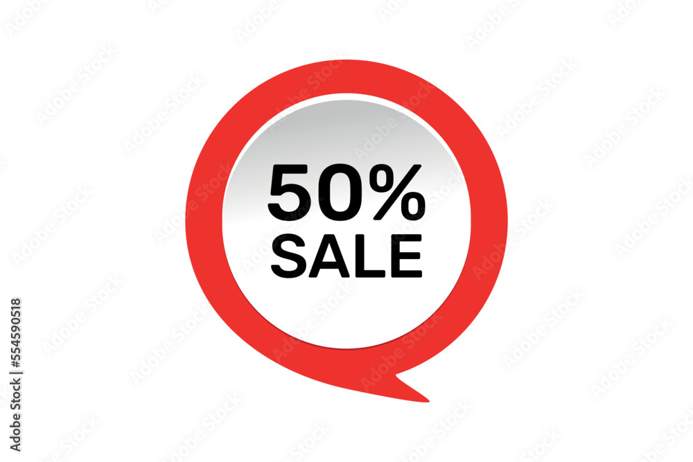 Vector 50 percent sale promotion labels Vector 50 percent sale promotion labels