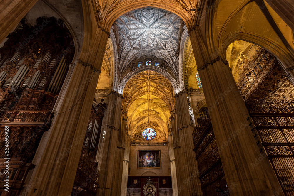 Seville Cathedral of Saint Mary of the See in Seville, Andalusia, Spain
