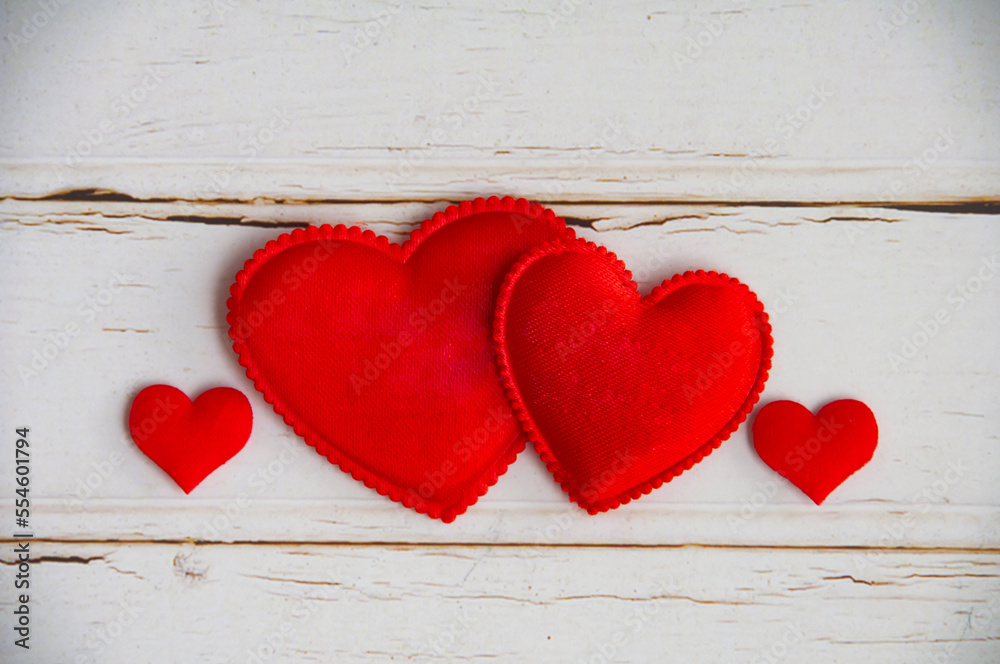 Top view of love shape on wooden background. Top view of love shape on wooden background.