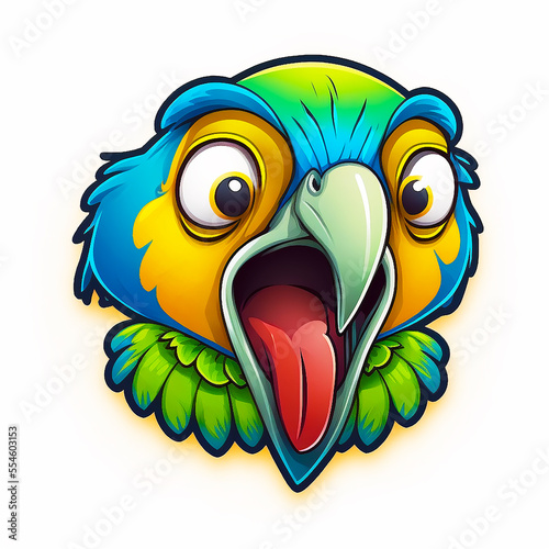Happy Parrot Emoji © Fernando