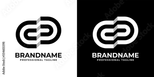 Simple CD Monogram Logo, suitable for any business with CD or DC initials. photo