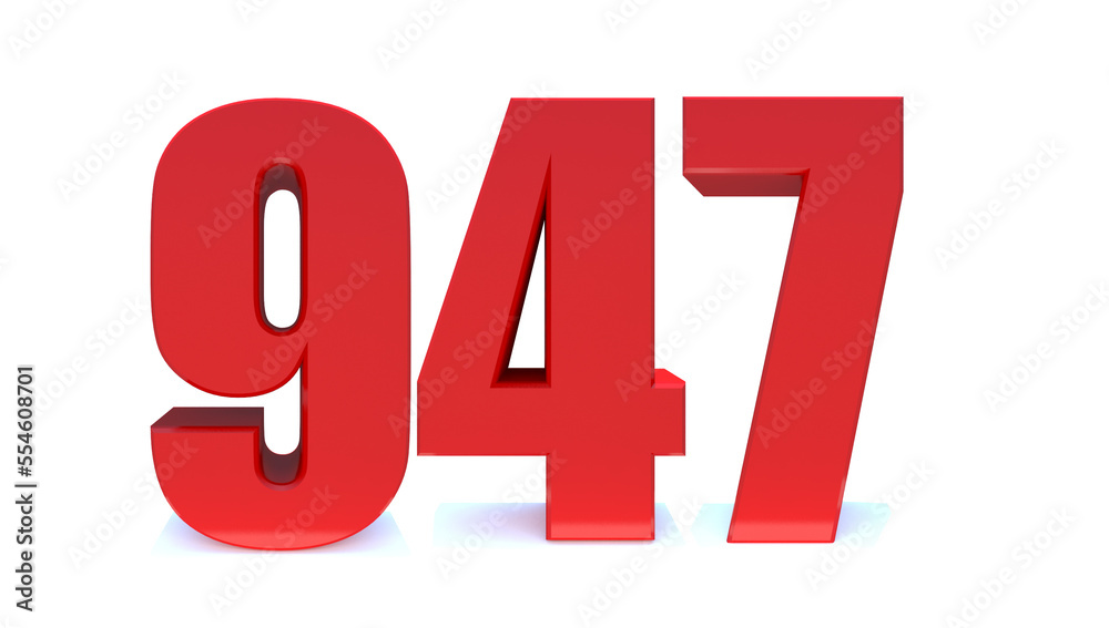 947 number 947 number