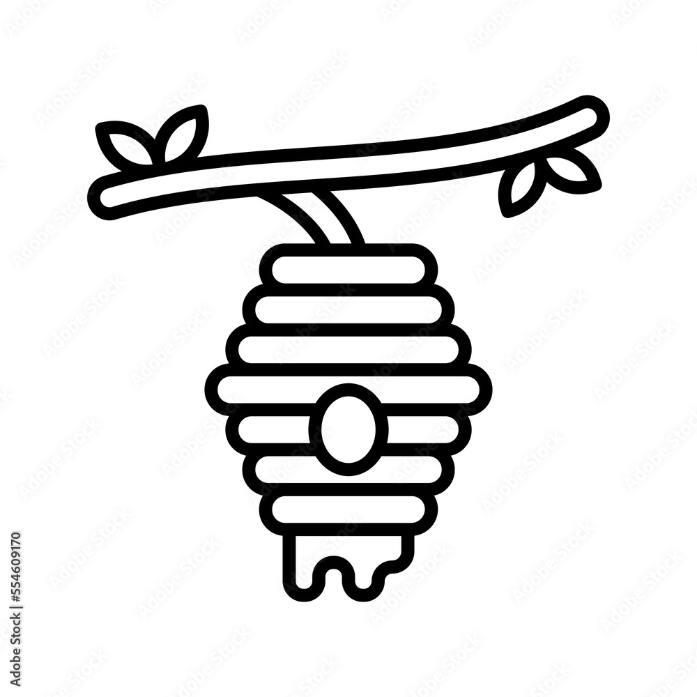 Beehive icon. sign for mobile concept and web design. vector illustration Beehive icon. sign for mobile concept and web design. vector illustration
