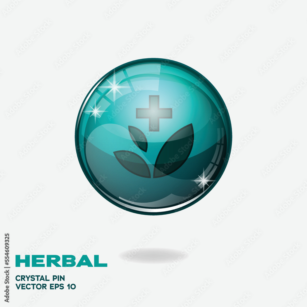 herbal 3d buttons