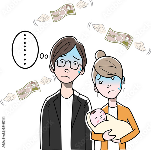 出費がかさみ将来不安な新婚夫婦