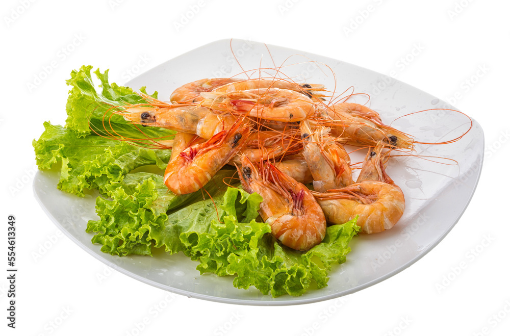 Big tiger shrimps