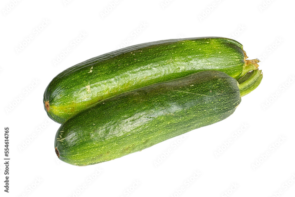 Zucchini isolated on white background Zucchini isolated on white background
