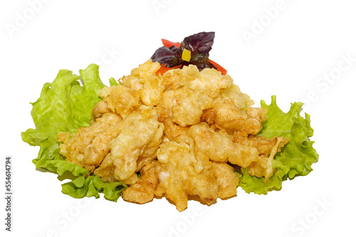 japan traditional food - pork meat tempura