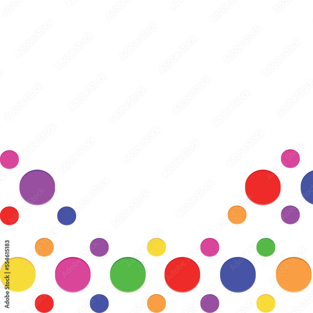 Circle shape change color design background