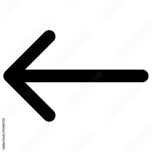 Left back arrow icon