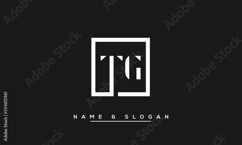 TG,  GT,  T,  G   Abstract  Letters  Logo  Monogram