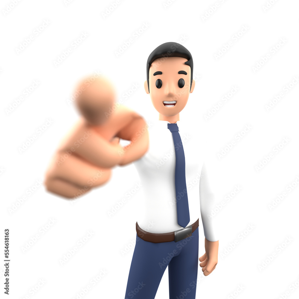 3D illustration business man do the gesture with a smile and happy emotion in cartoon style. Businessman with success pose action with positive thinking on a blank background. 3D illustration business man do the gesture with a smile and happy emotion in cartoon style. Businessman with success pose action with positive thinking on a blank background.