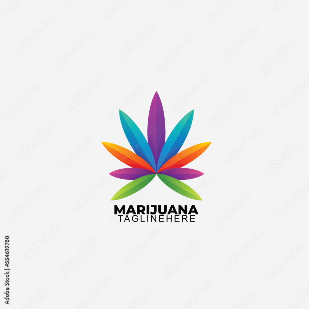 leaf design gradient colorful icon leaf design gradient colorful icon