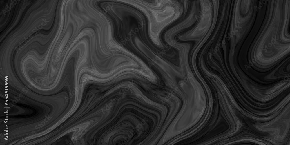 Fototapeta premium Abstract black sillk and liquid marble background. white and black liquid silk stain fabric background. abstract paper with soft waves and white fabric. 