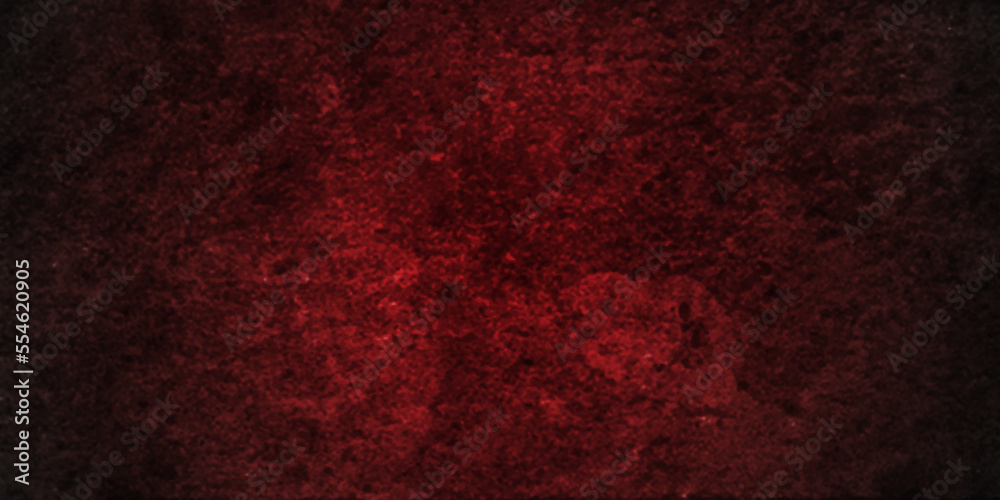 Red and black dark grunge red textured wall . Red abstract background . Old dark red background backdrop.	
