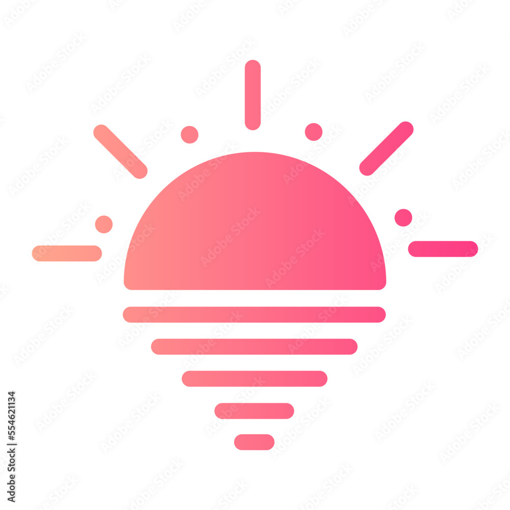 rising sun icon rising sun icon