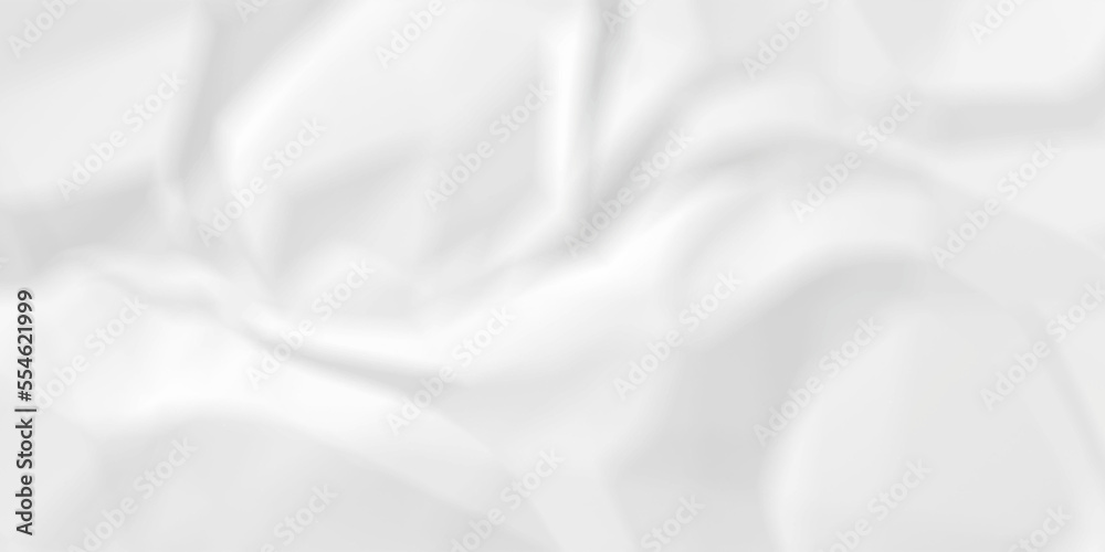 Obraz premium White paper crumpled texture. white fabric textured crumpled white paper background. panorama white paper texture background, crumpled pattern texture backgrund.
