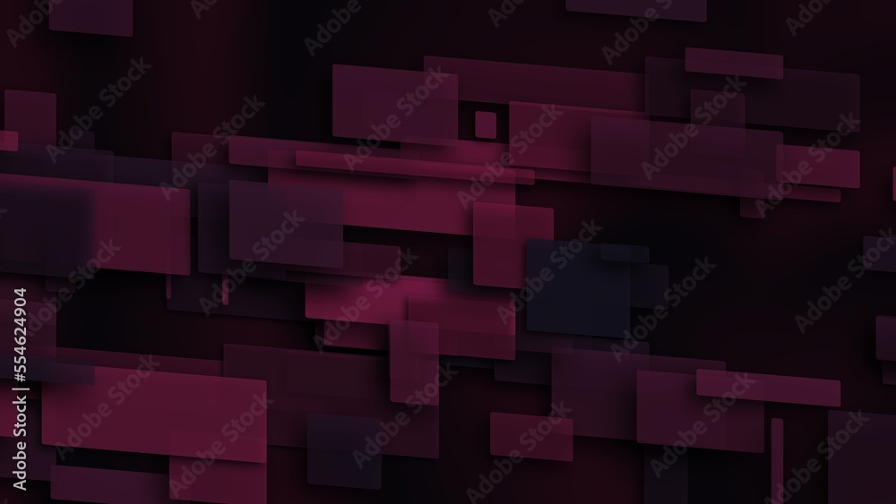 Illustration of pink purple background with transparent rectangles and added effects