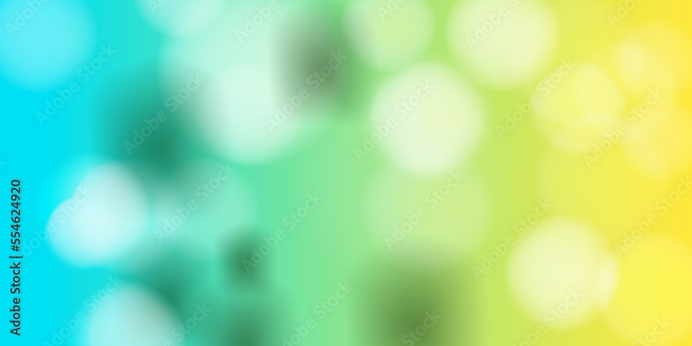 Obraz premium Vector bokeh wave light effect blurred glowing lights on colorful background