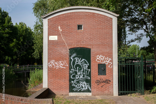 Under Drainage Building At Amsterdam The Netherlands 2-6-2020 photo