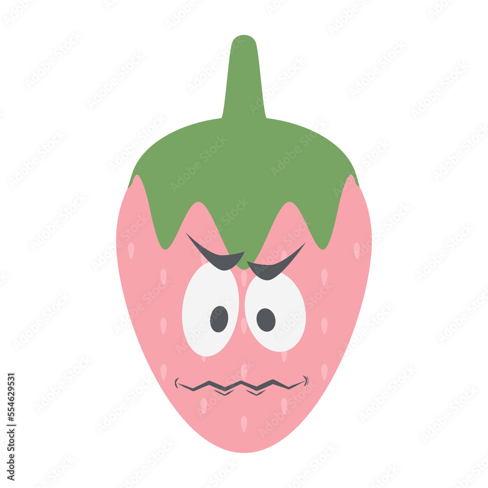 strawberry head emoticon face expression collection strawberry head emoticon face expression collection