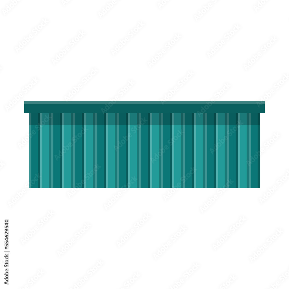 Bar counter without stools vector illustration. Cartoon green wooden tables for pubs, bars and clubs isolated on white background. Alcohol, interior concept Bar counter without stools vector illustration. Cartoon green wooden tables for pubs, bars and clubs isolated on white background. Alcohol, interior concept